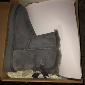 Ugg boots W MINI BALIEY BOW II 1016501 W/GREY